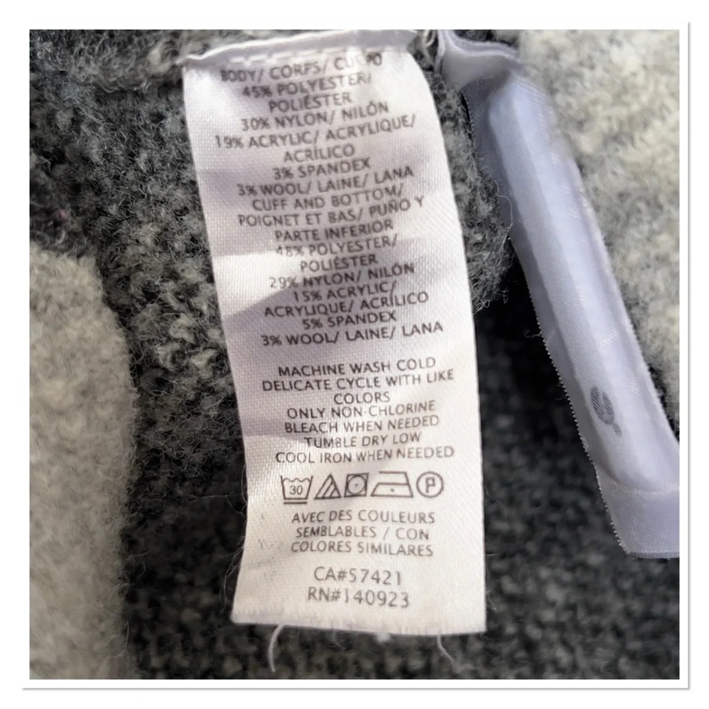 LOU & GREY Zebra Print Women's Hoodie Sweater - Picture 5 of 12